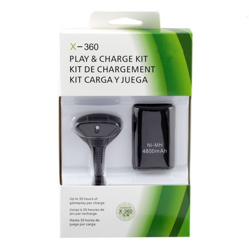 Зарядный набор для геймпада XBOX360 Аккумулятор 4800mAh (BN-X3607) [XBOX 360]
