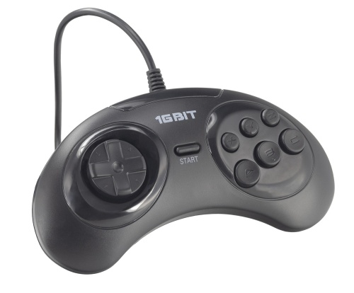 Геймпад проводной Retro Genesis Controller с кнопкой Mode (без упаковки)